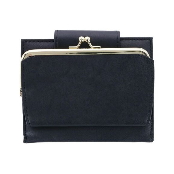 Buxton Women's Leather Attache Clutch Cardex Wallet and Coin Purse - Picture 2 of 6